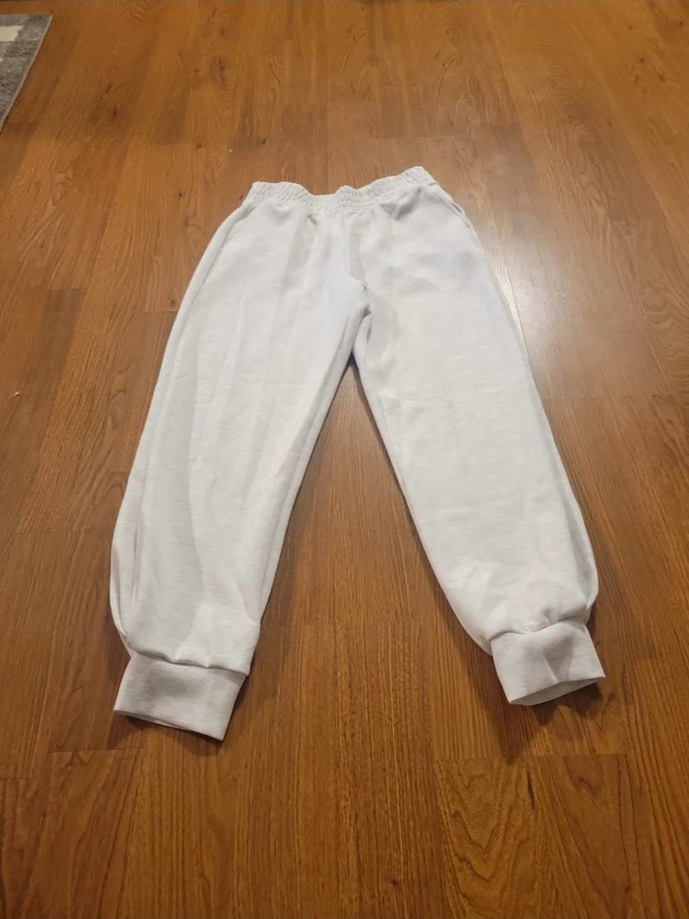 Rae Mode Cream Elastic Waist Jogger Sweatpants